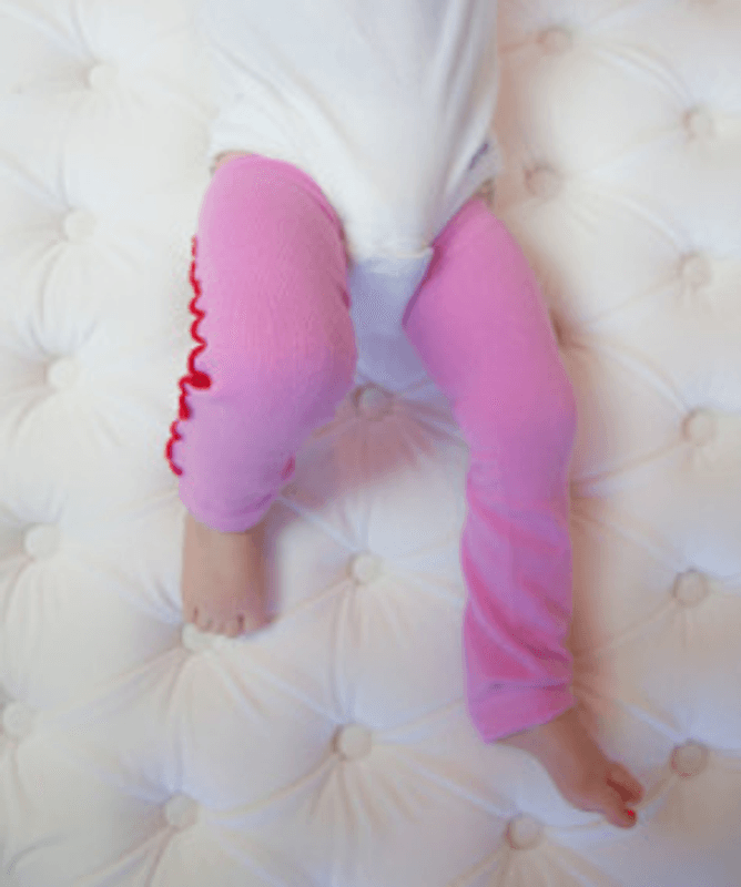 Babylegs Pink Ruffles