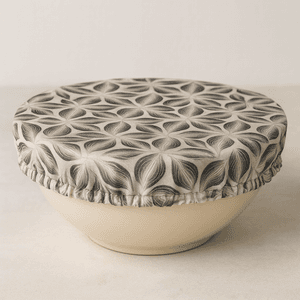 Hovedbilde Bakebolle trekk grå mønster Stor