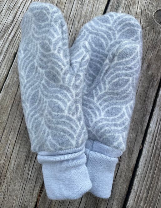 Hovedbilde Votter 100% ull 1-3 år Farge Grå