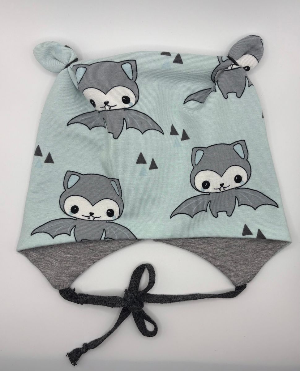 Norlin lue str 2-4 &aring;r MED knyting bomull/bambus